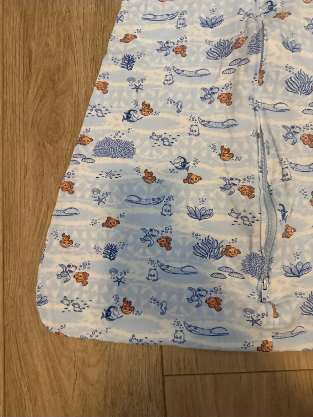 Halo Blue and White Sea Life Sleep Sack